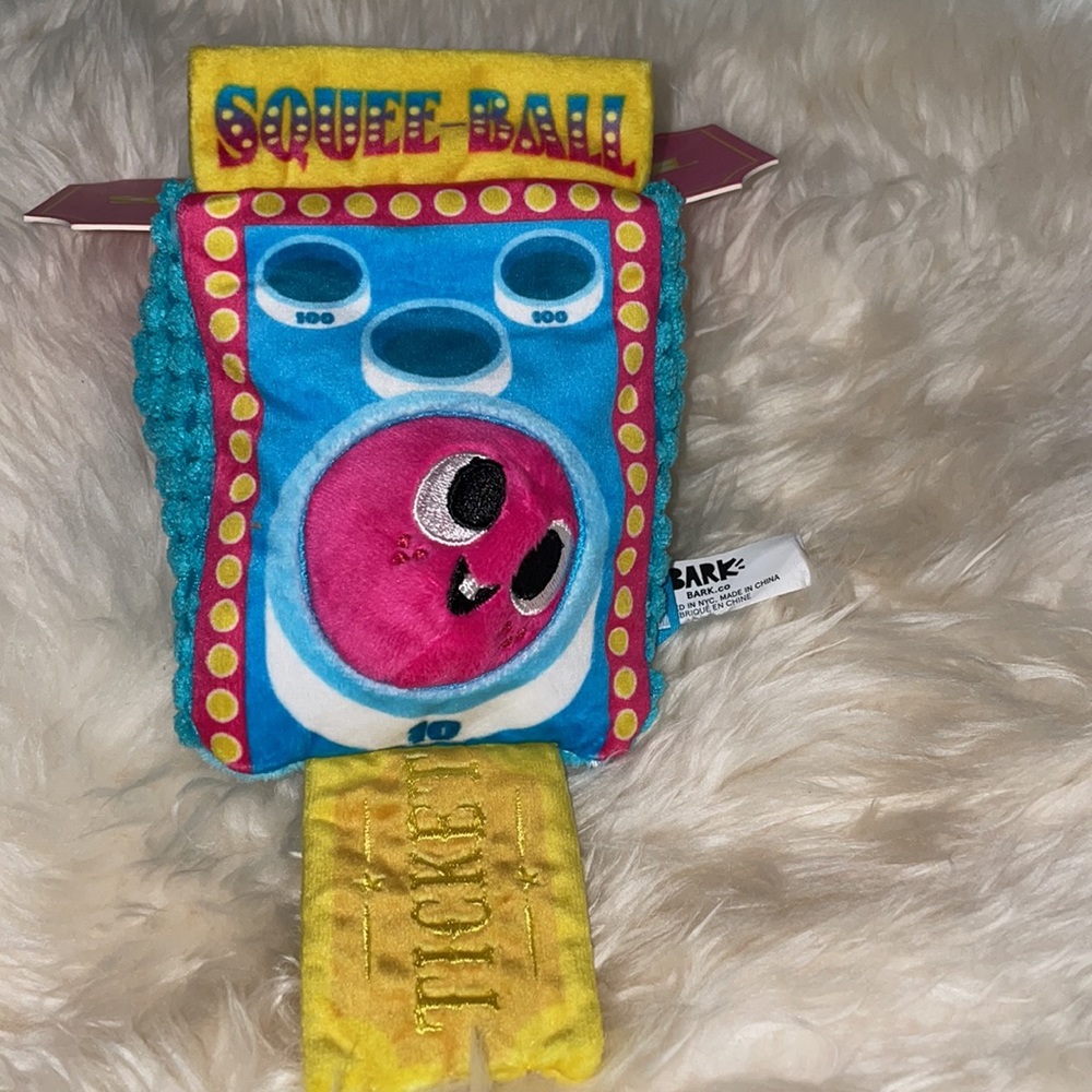 BARK Squee-Ball multi-part dog toy for small dogs 0-20 lbs NWT